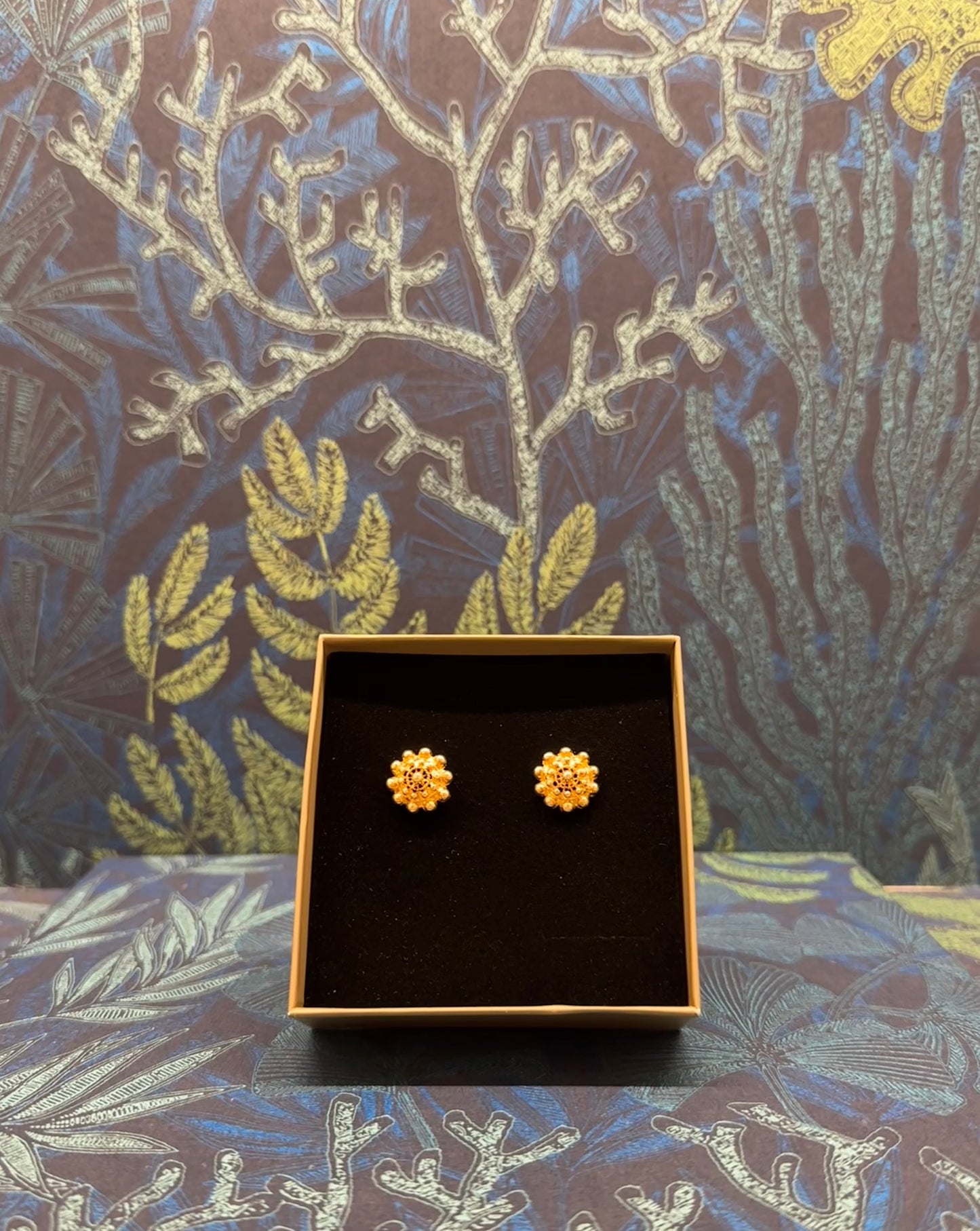 Pendientes flor ibicenca